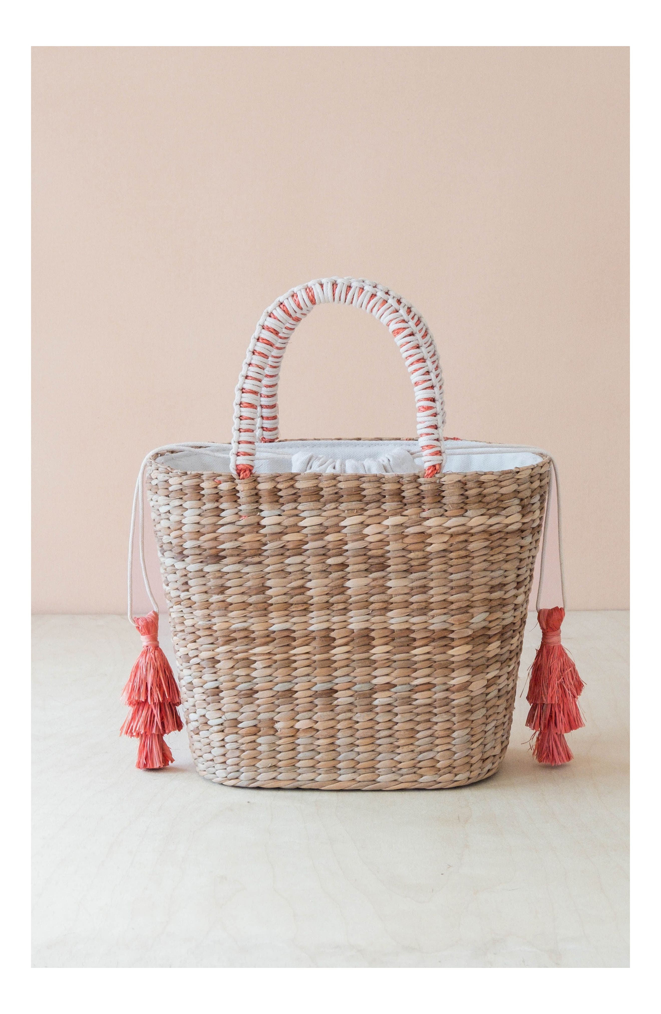 LIKHA Lobster Embroidered Tote Bag, Alternate, color, 