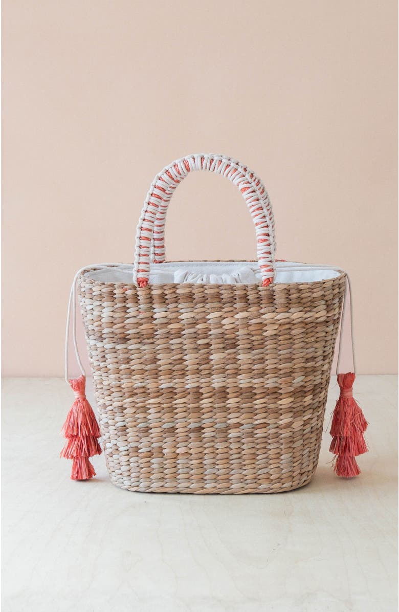 LIKHA Lobster Embroidered Tote Bag, Alternate, color,