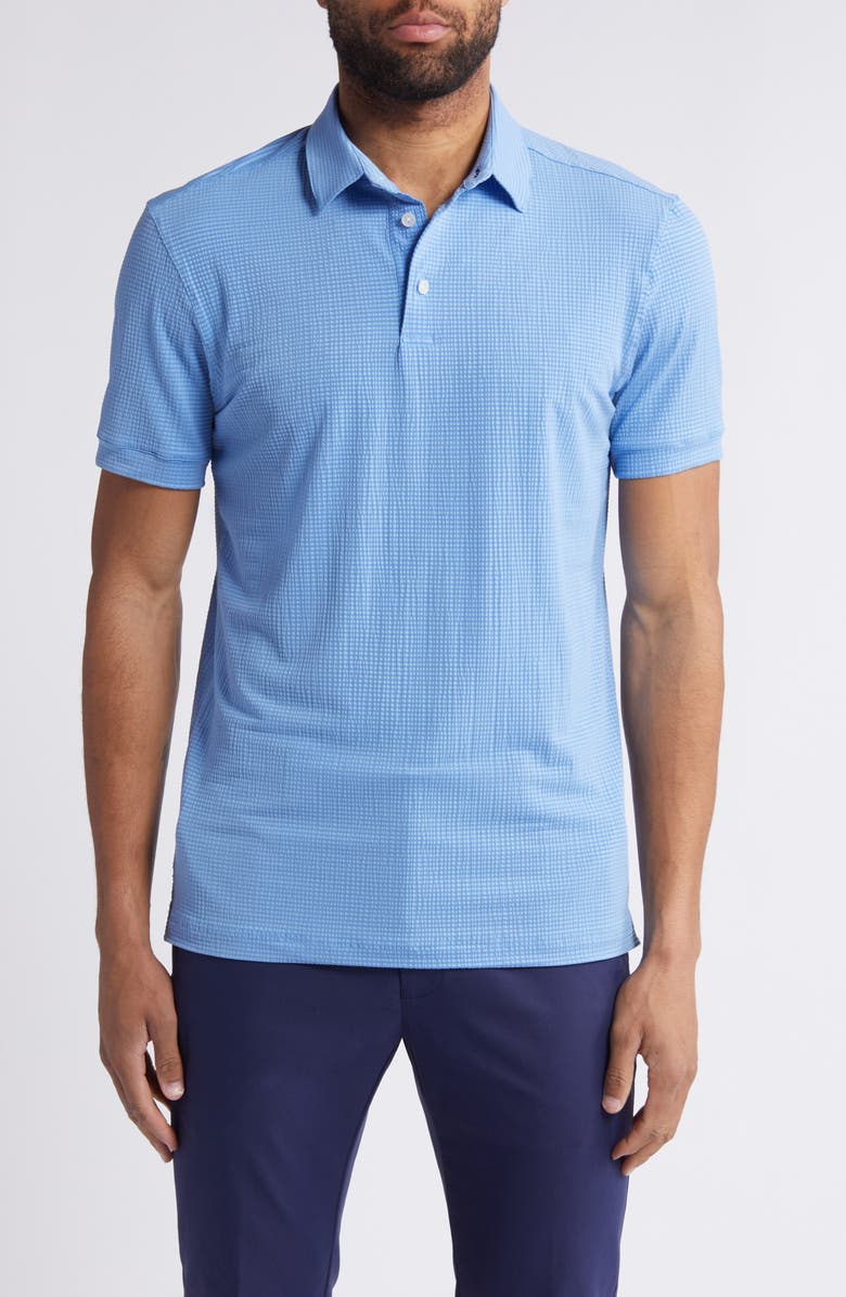 Mizzen+Main Copa Pinstripe Performance Polo, Main, color, 