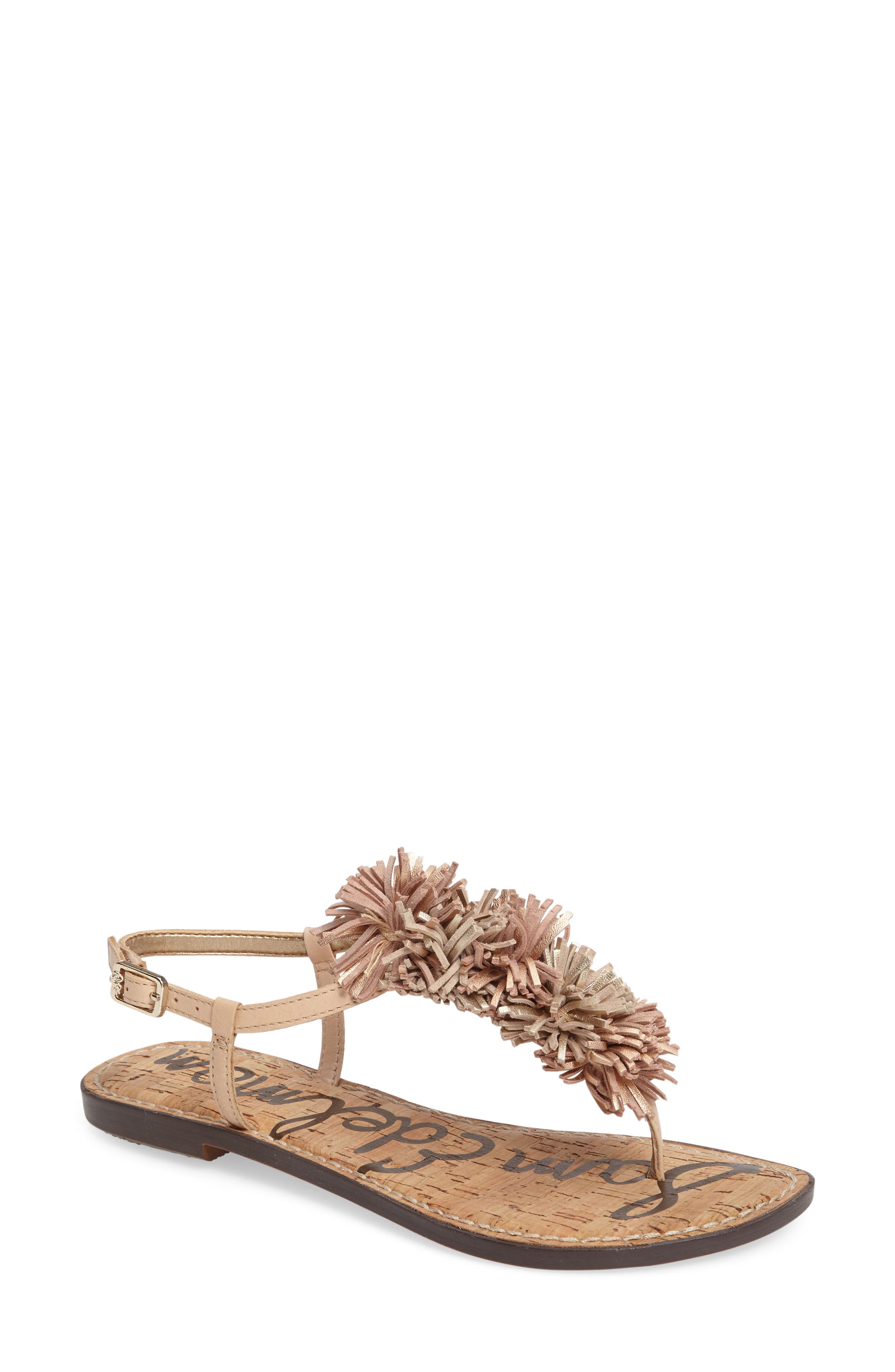 Gates Sandal, Main, color, NATURAL