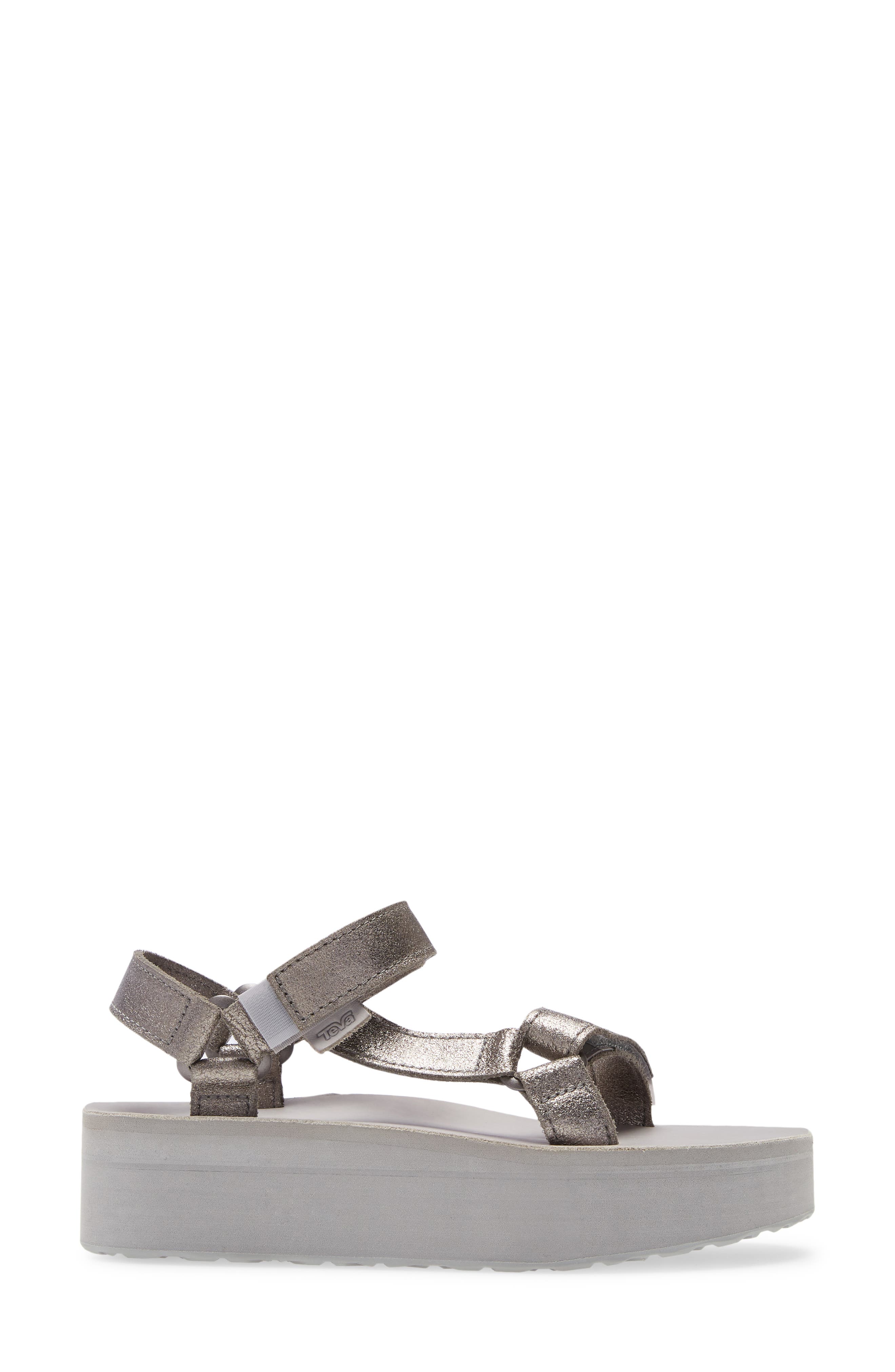Teva Metallic Universal Leather Sandal, Alternate, color, 