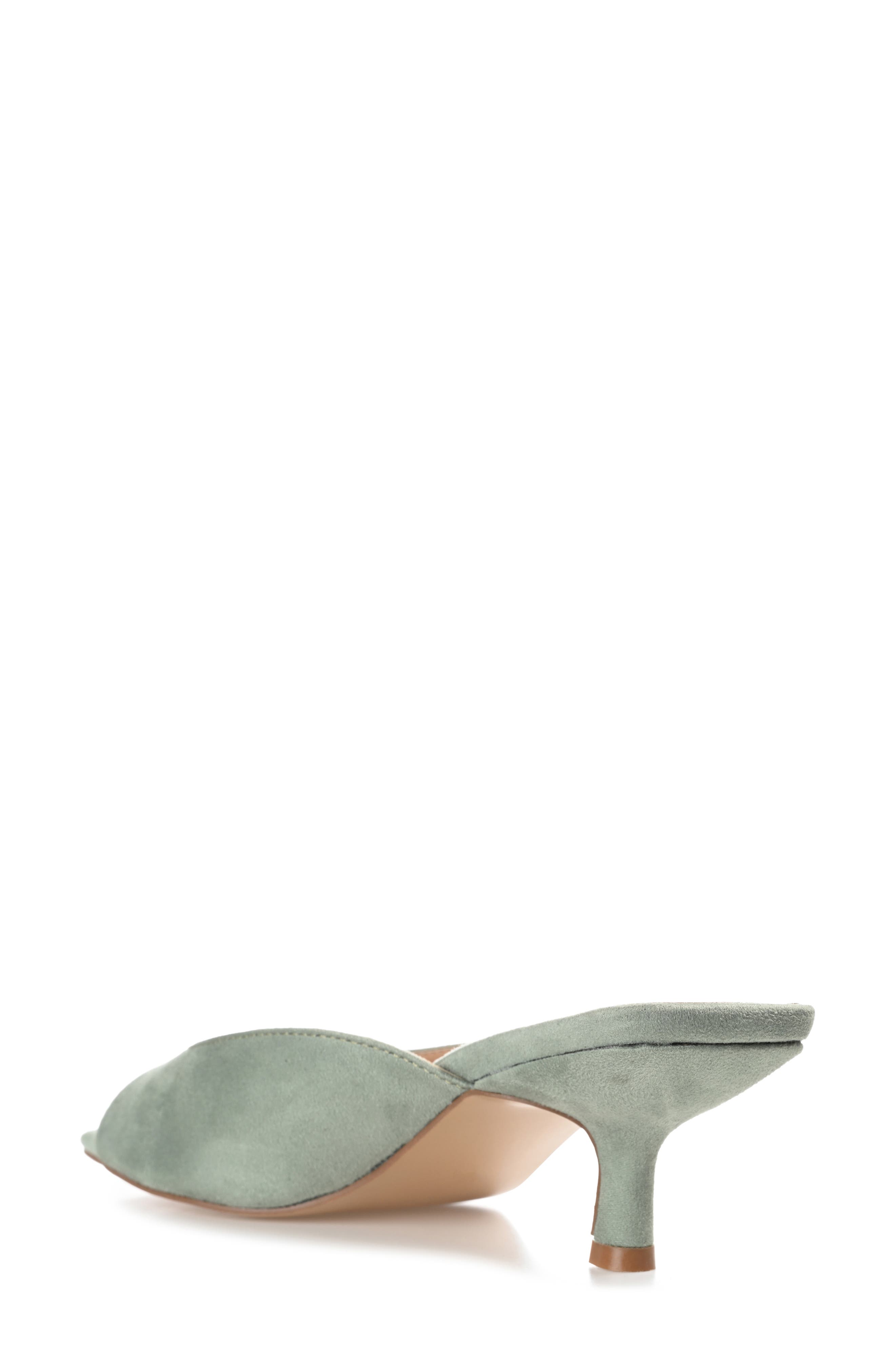 Larna Kitten Heel Mule - Wide Width, Alternate, color, SAGE