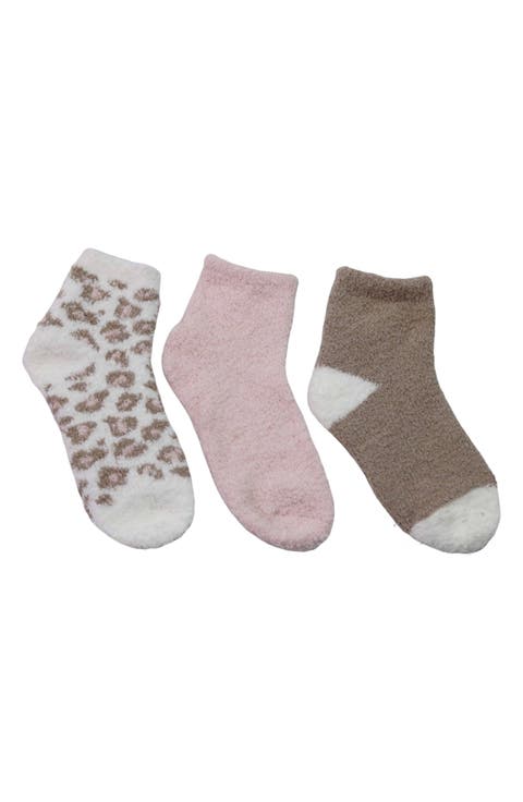 3-Pack Cozy Ankle Socks