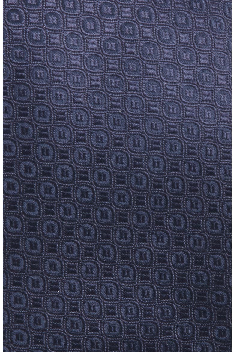 Roland Geometric Jacquard Silk Tie, Alternate, color, NAVY