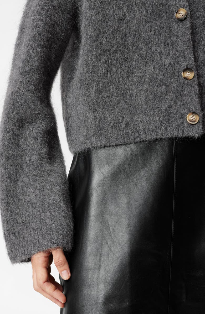 & Other Stories Boxy Mohair & Wool Blend Cardigan, Alternate, color, 