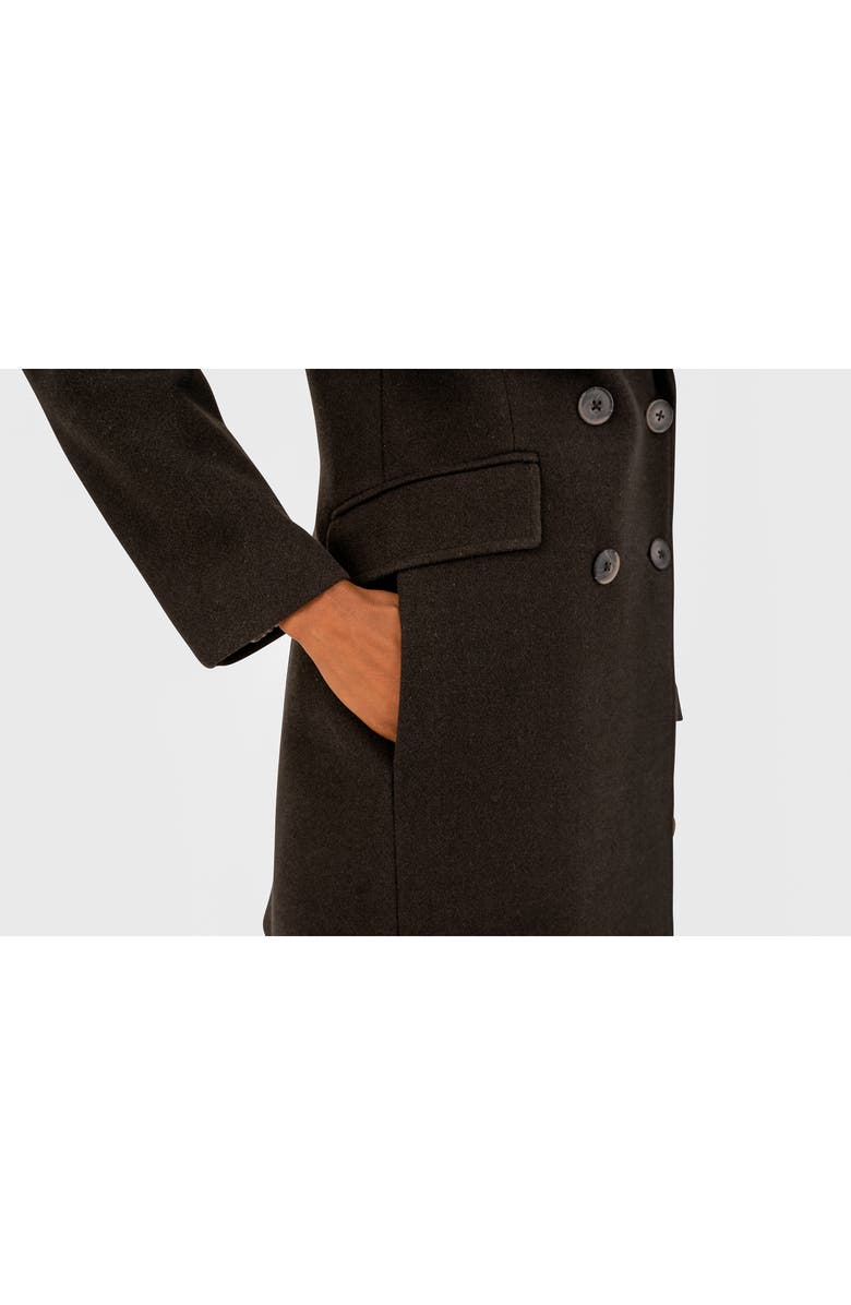 Kensie Double Breasted Coat, Alternate, color,
