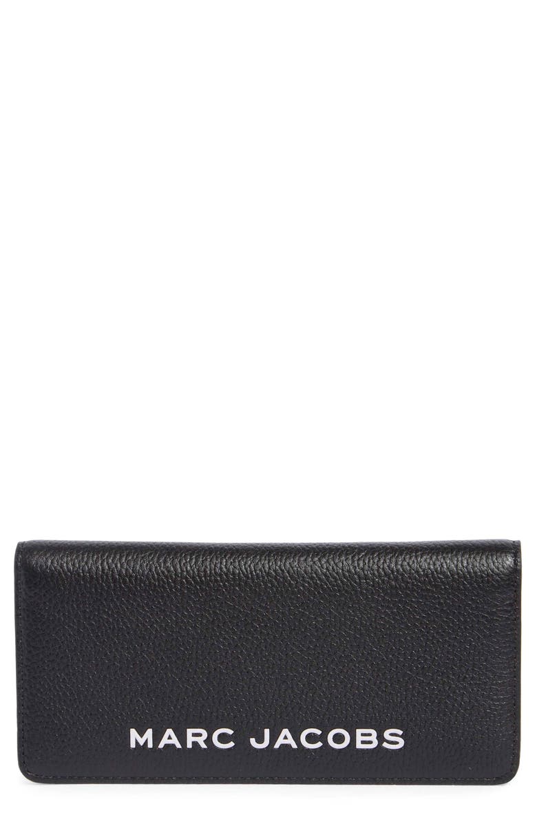 Marc Jacobs Open Face Leather Wallet, Main, color,