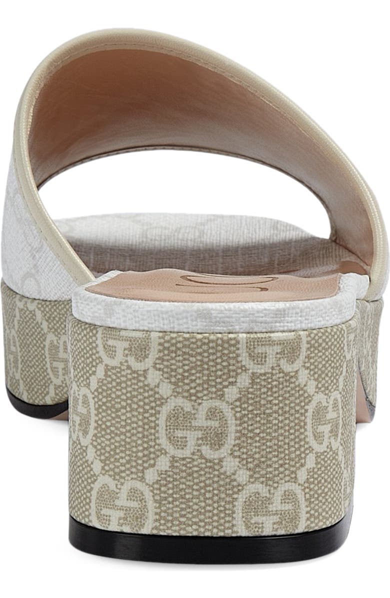 Gucci GG Supreme Canvas Slide Sandal, Alternate, color,
