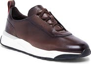 Santoni Leather Sneaker