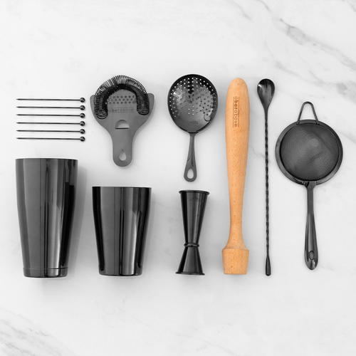 A Bar Above 14 Piece Craft Bar Set, Black In Black