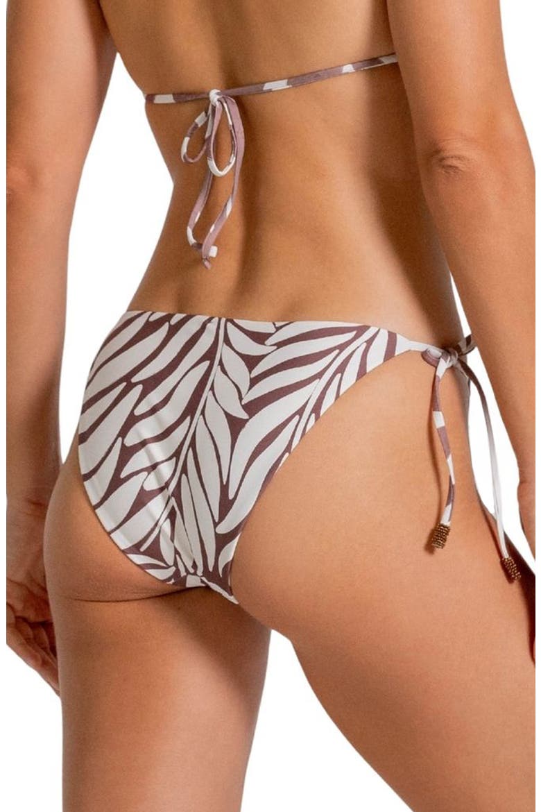 American Fit Side Tie Bikini Bottoms, Alternate, color, VANILLA CUSTARD