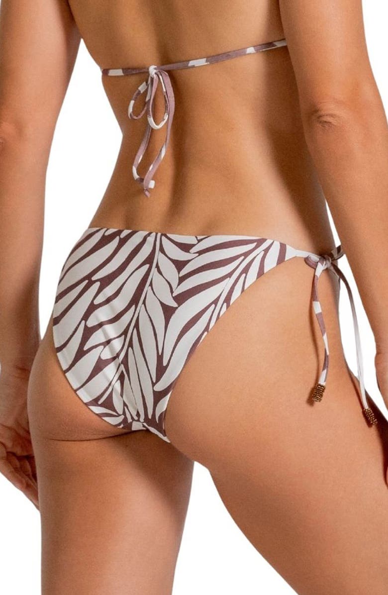 Cosita Linda American Fit Side Tie Bikini Bottoms, Alternate, color, Vanilla Custard