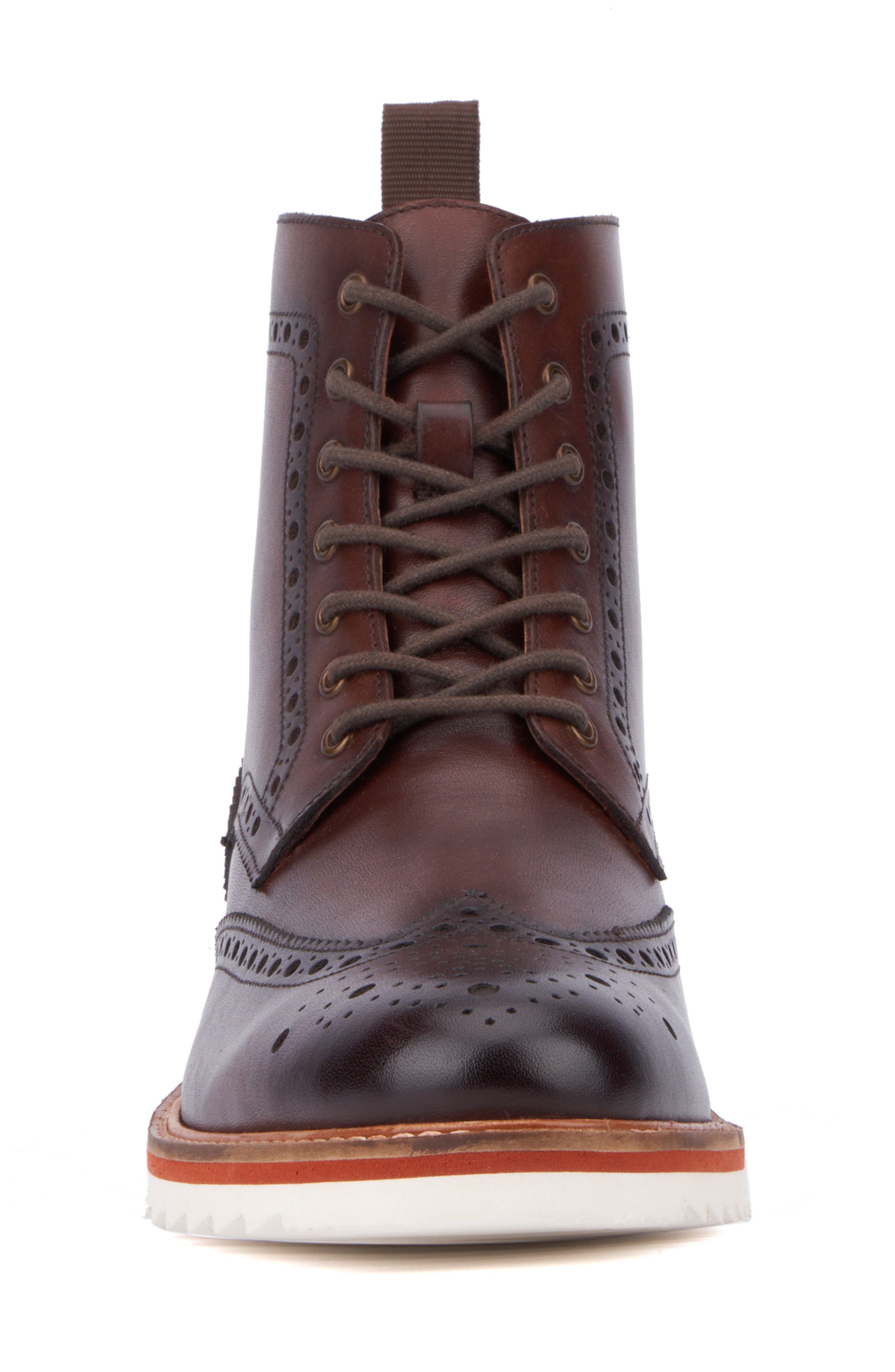 VINTAGE FOUNDRY Parker Wingtip Boot, Alternate, color, Brown