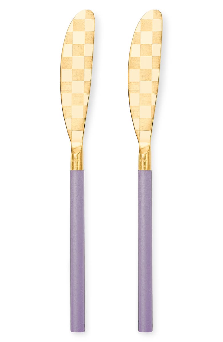 MACKENZIE CHILDS Violet Spreader Set, Main, color, Violet
