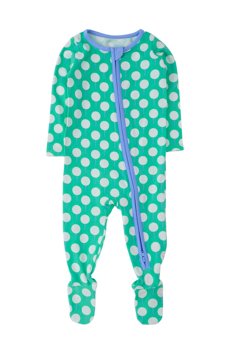 Modal Blend One Piece Footie Pajamas, Main, color, Tee Time