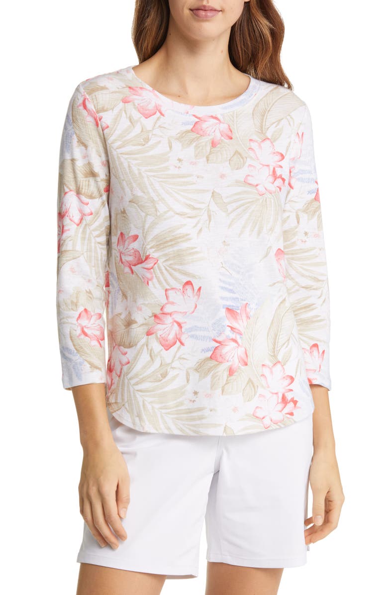 Tommy Bahama Ashby Isles Floral Cotton T-Shirt, Main, color,