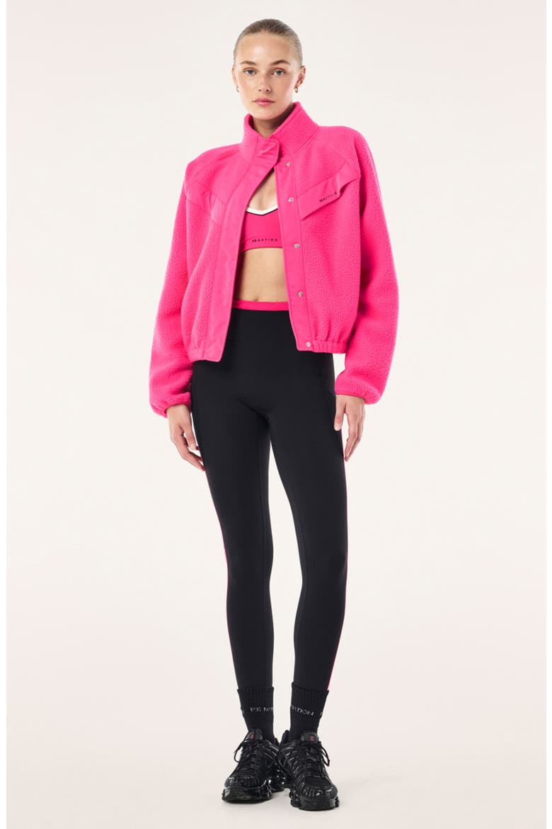 Shelter Fleece Jacket, Alternate, color, COSMO PINK