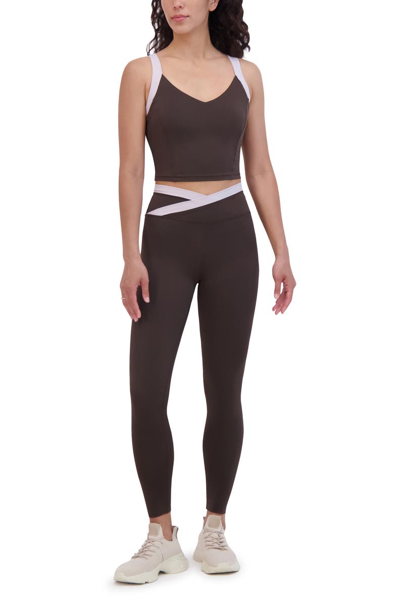 SAGE COLLECTIVE Tipped Crossover 7/8 Leggings, Alternate, color,