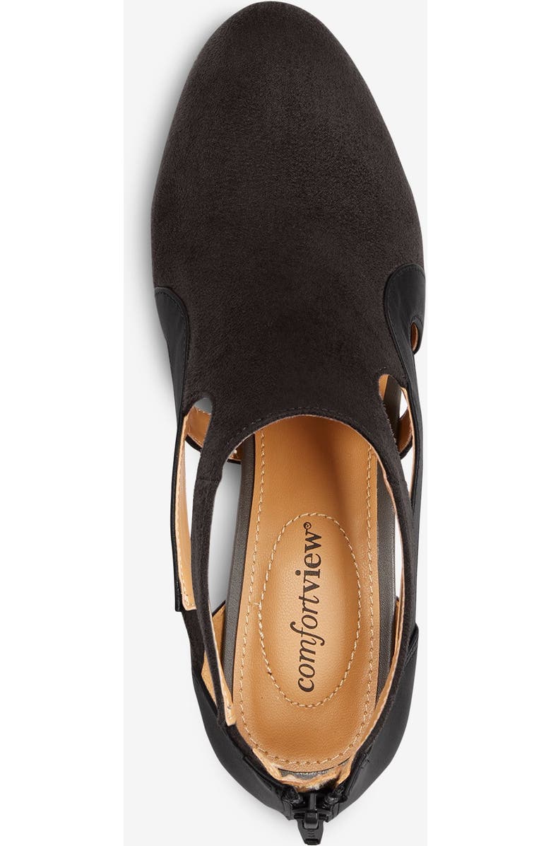 Comfortview The Sage Suede-Like Shootie Pump, Alternate, color, Black