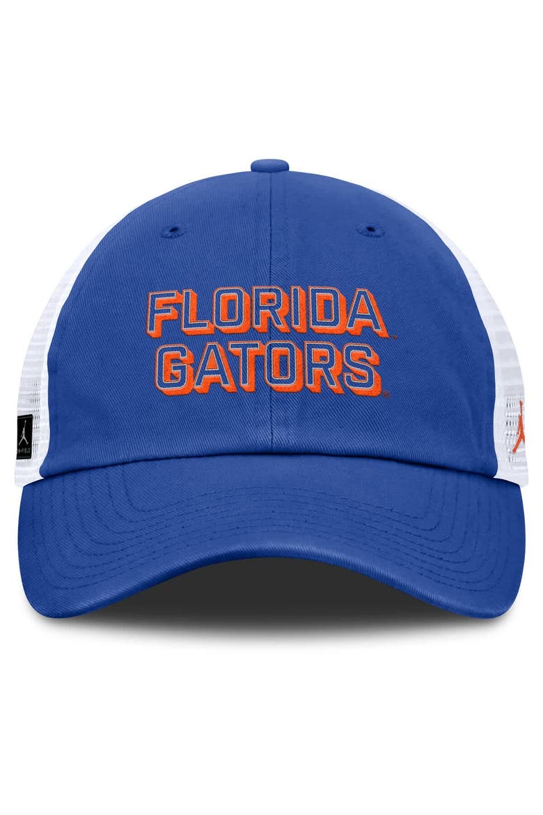 Men's Jordan Brand Royal Florida Gators 2025 Gameday On-Field Club Adjustable Trucker Hat, Alternate, color, Royal