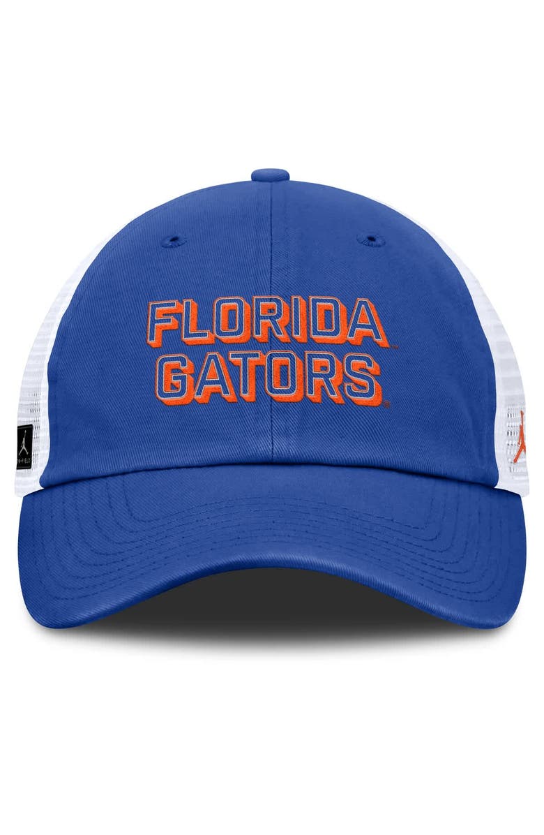 Jordan Brand Men's Jordan Brand Royal Florida Gators 2025 Gameday On-Field Club Adjustable Trucker Hat, Alternate, color, Royal