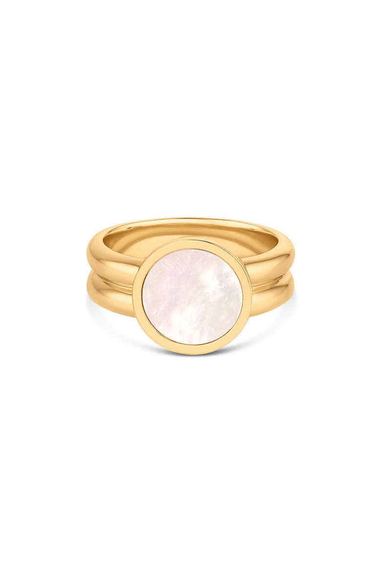 Svea Mother of Pearl Ring, Main, color, MOTHER OF PEARL
