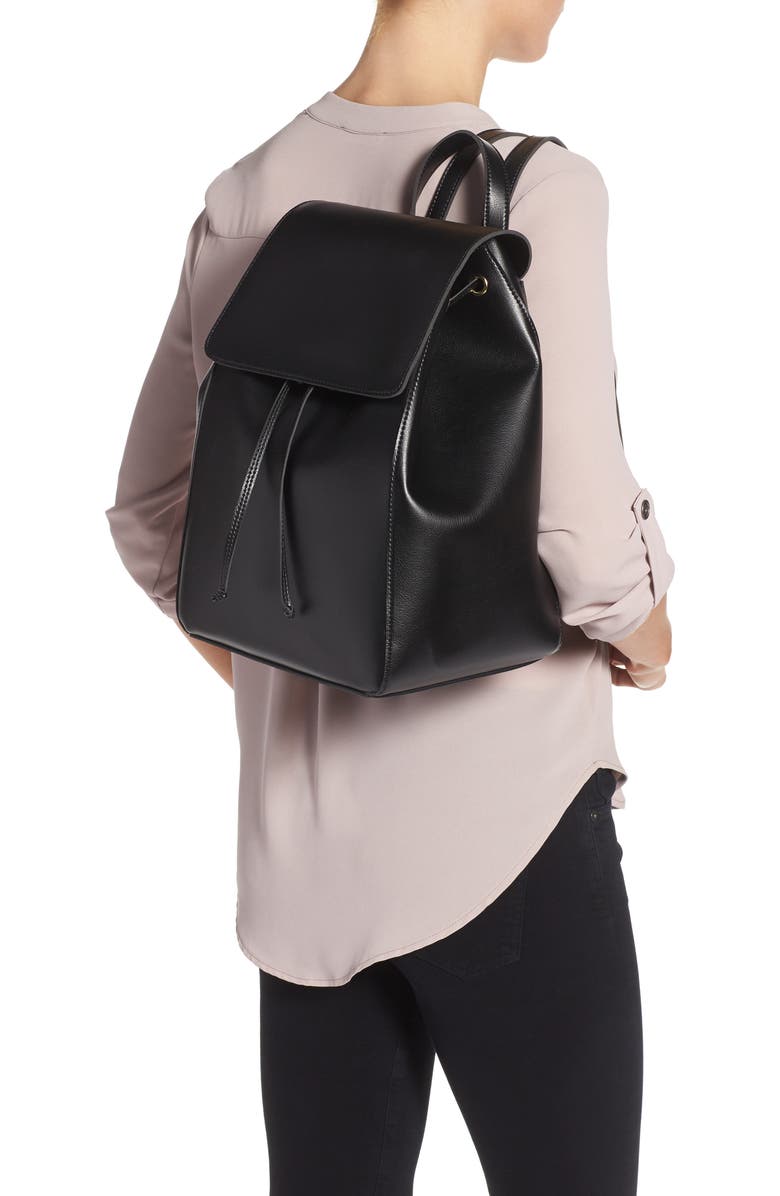 Sole Society Ivan Faux Leather Backpack, Alternate, color,