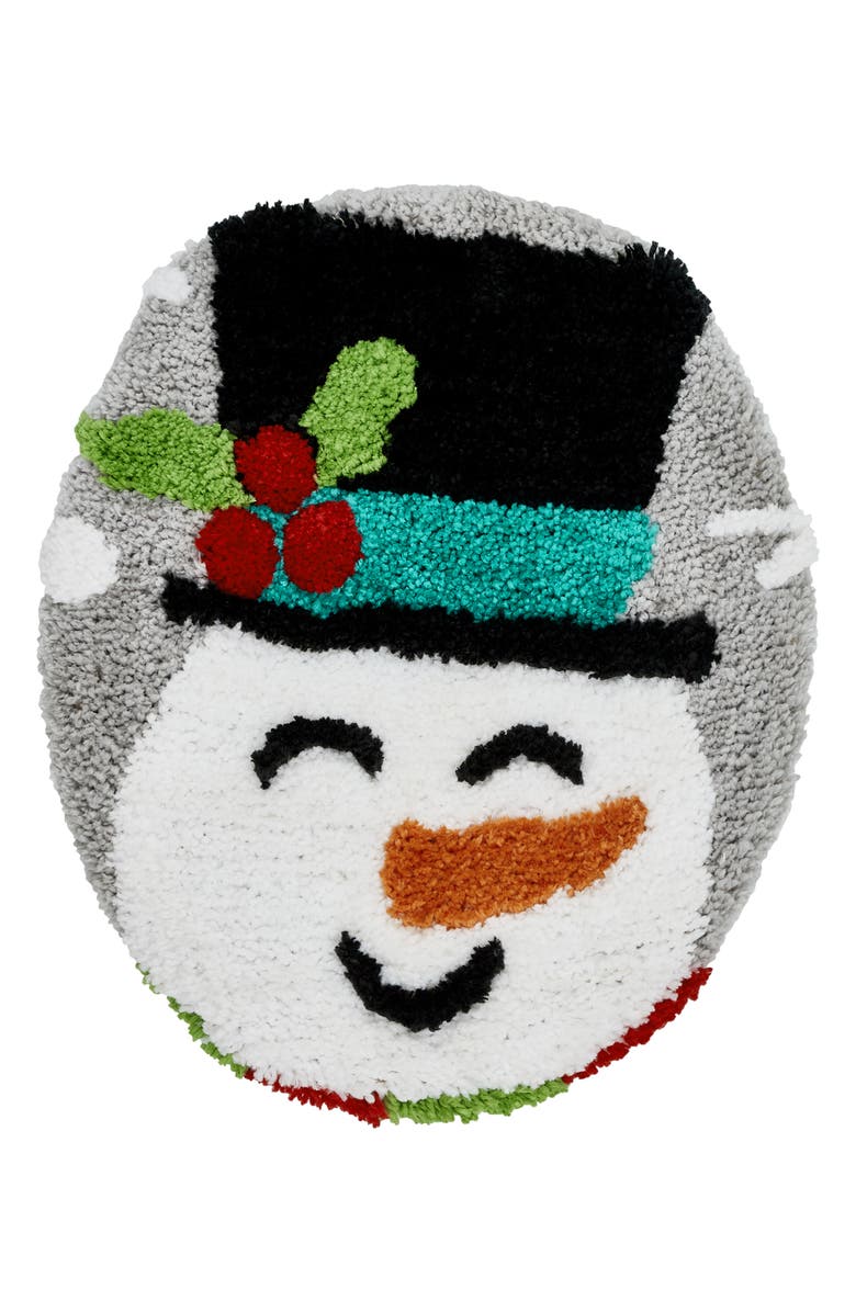 VCNY HOME Snowman Holiday 2-Piece Set Bath Mat, Alternate, color,