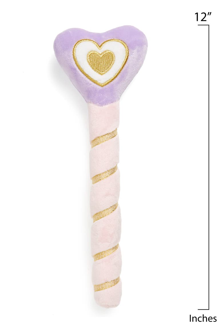 Magical Wand Plush Toy, Alternate, color, PINK/ PURPLE HEART