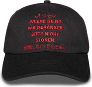 PLEASURES Disturb Cotton Twill Baseball Cap