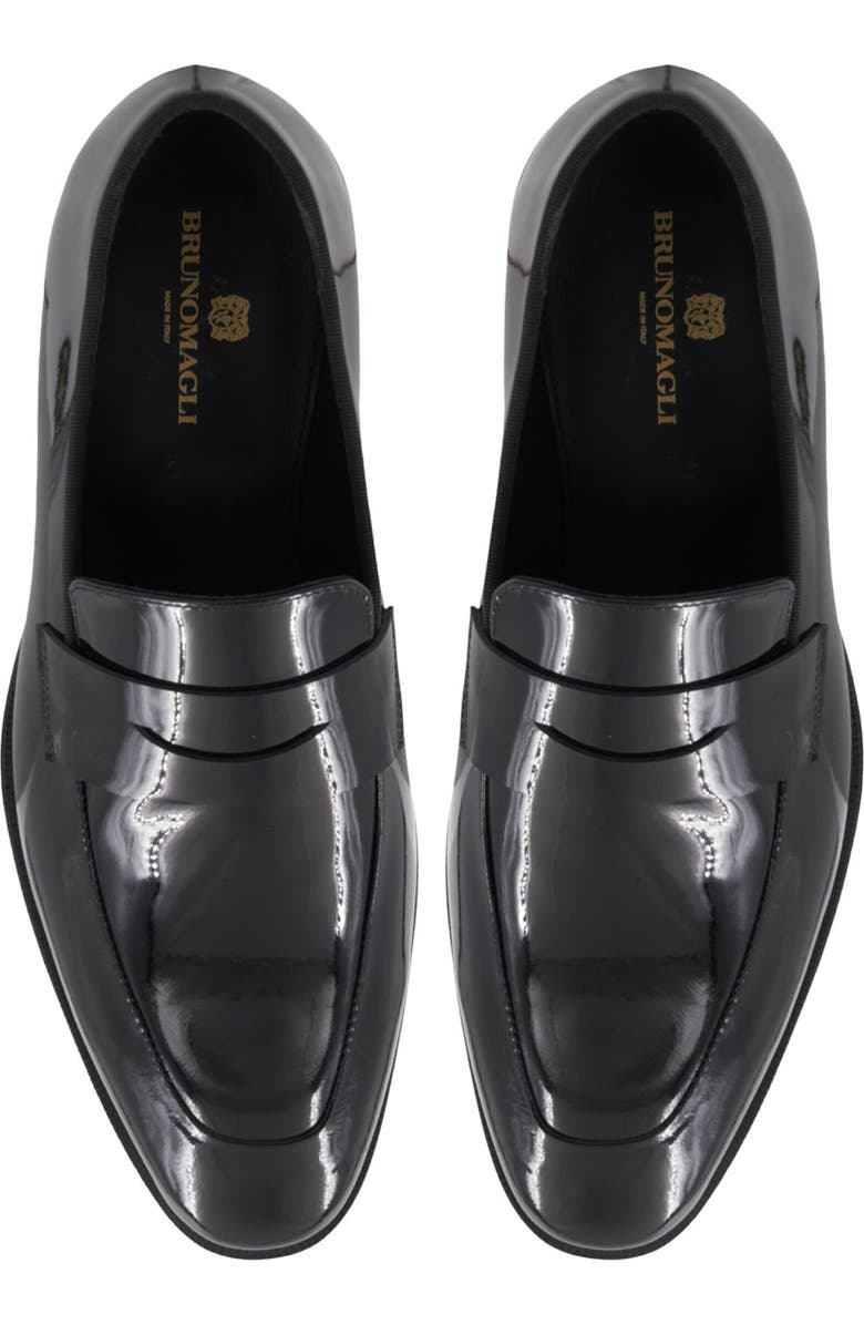 Bruno Magli Maioco Sera Patent Leather Apron Toe Penny Loafer, Alternate, color,