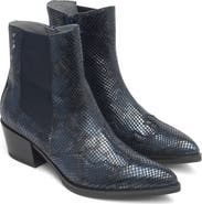 NeroGiardini Leather Western Chelsea Bootie