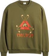 MALBON Trinity Embroidered Cotton Sweatshirt