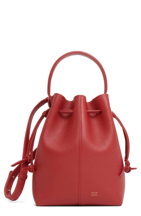 Dea Leather Bucket Bag
