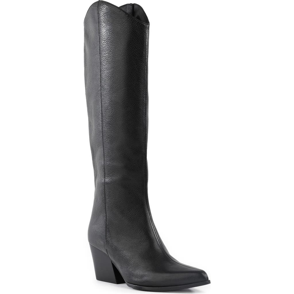 Seychelles Begging You Knee High Western Boot In Black