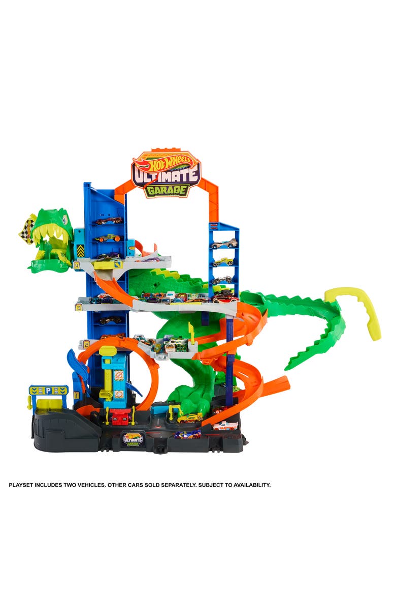 City Ultimate Garage-Attack T-Rex Playset, Main, color, T-REX