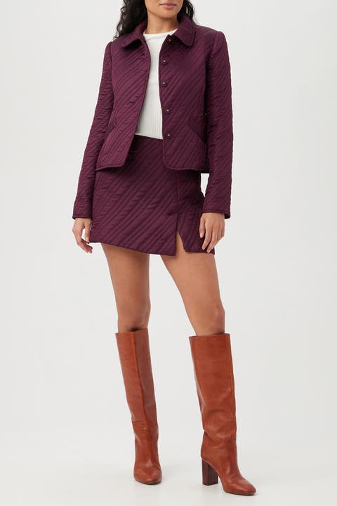 Vilet Quilted Collared Jacket