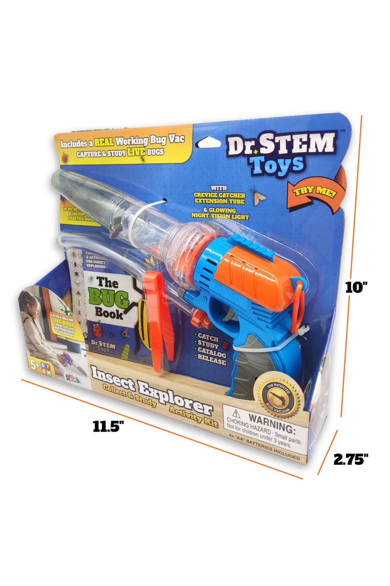 Insect Explorer 11.5" Bug Vacuum Kit, Led Laser & Suction, Alternate, color, Multicolored