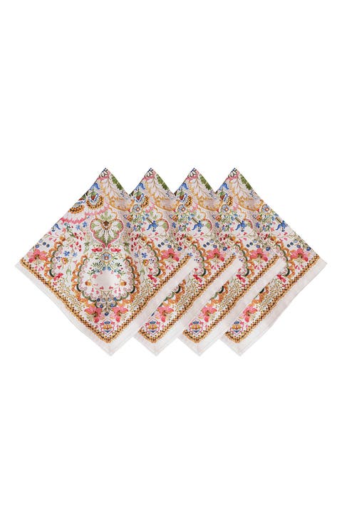 Sofia Set of 4 Cotton Sateen Napkins