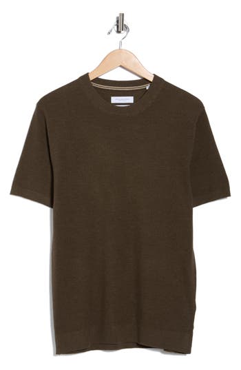 Denim And Flower True Sweater T-shirt In Brown