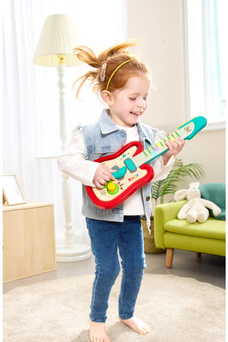 Rainbow Rock Pixelz Toy Guitar, Alternate, color, MULTIPLECOLOR