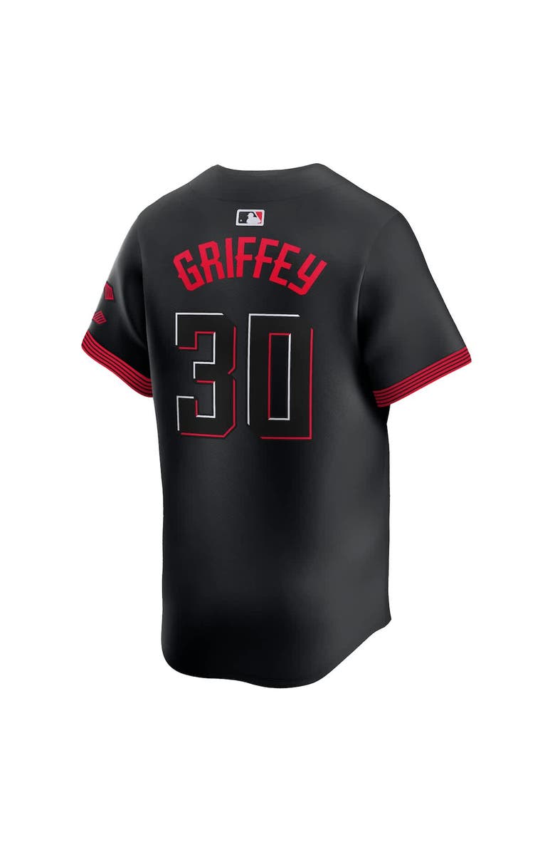 Nike Men's Nike Ken Griffey Jr. Black Cincinnati Reds City Connect Retired Limited Player Jersey, Alternate, color, 