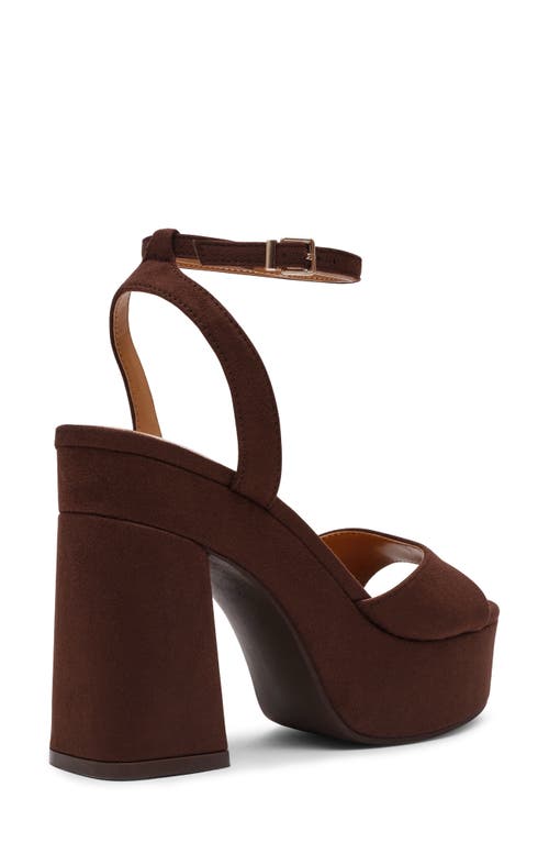 Dolce Vita Dv By  Wizzard Ankle Strap Platform Sandal In Brown