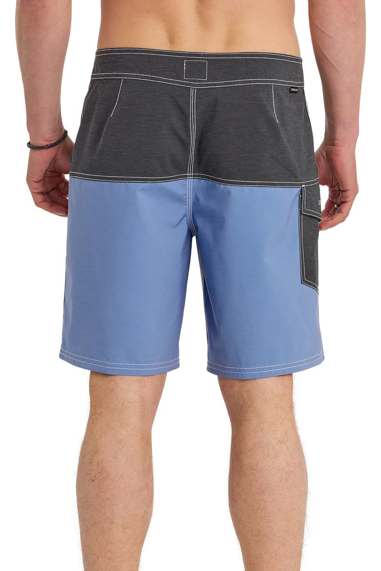 Original Blocked 19" Board Shorts, Alternate, color, RIVIERA