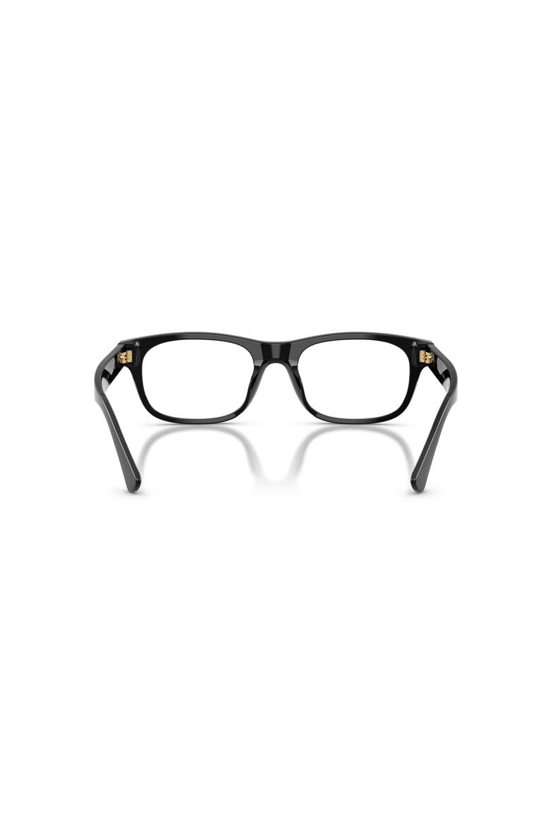54mm Rectangle optical glasses, Alternate, color, Black