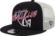 New Era Men's New Era  Black LAFC Neon 9FIFTY Snapback Hat