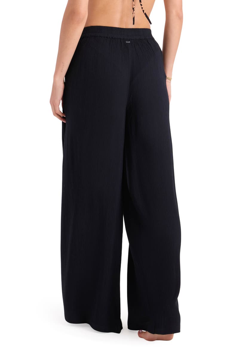 Stoneshine Junki Wide Leg Cover-Up Pants, Alternate, color, BLACK