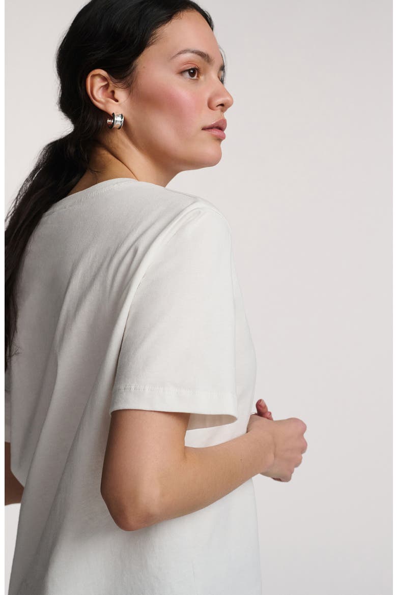 Basic Crewneck T-Shirt, Alternate, color, ANTIQUE WHITE