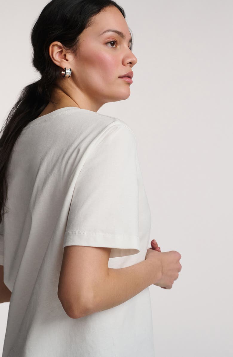 Mavi Jeans Basic Crewneck T-Shirt, Alternate, color, Antique White