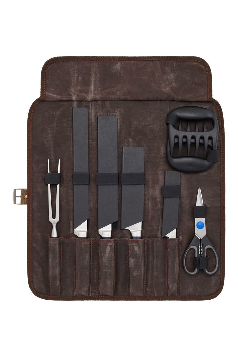 FORGED ACCENT 9-PC BBQ SET, Alternate, color, SILVER